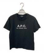 A.P.C.アーペーセー）の古着「ロゴTシャツ」｜ブラック