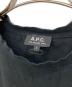 中古・古着 A.P.C. (アーペーセー) ロゴTシャツ ブラック サイズ:S：4000円