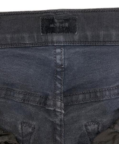 mother（マザー）mother (マザー) INSIDER CROP STEP FRAY ブラック サイズ:SIZE 61cm (W24)の古着・服飾アイテム