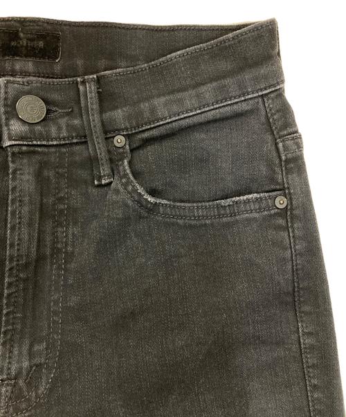 mother（マザー）mother (マザー) INSIDER CROP STEP FRAY ブラック サイズ:SIZE 61cm (W24)の古着・服飾アイテム