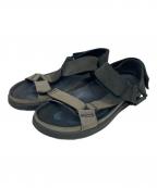 CLARKSクラークス）の古着「レザーサンダル」｜ブラック
