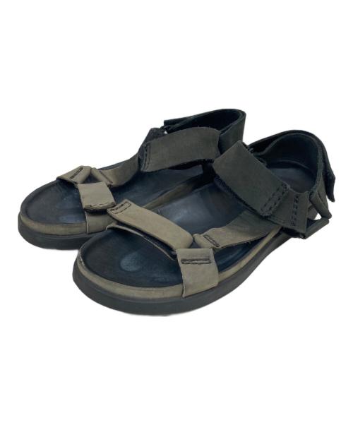 CLARKS（クラークス）CLARKS (クラークス) レザーサンダル ブラック サイズ:SIZE 26.5cmの古着・服飾アイテム