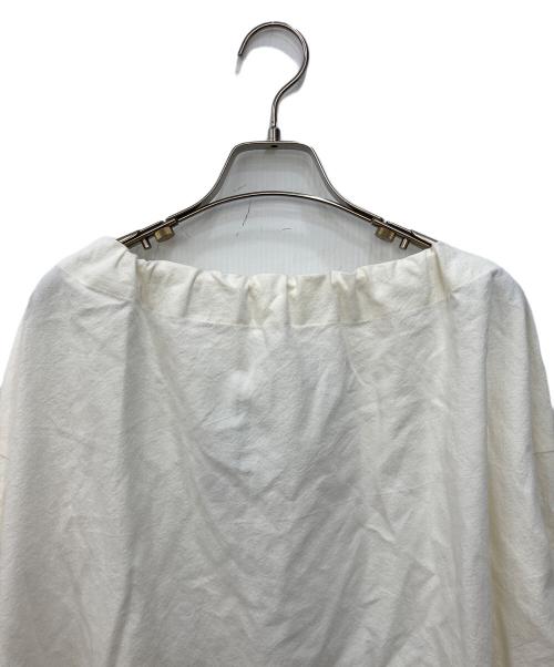 ESLOW（エスロー）ESLOW (エスロー) DRAWSTRING ブラウス ホワイト サイズ:SIZE 1の古着・服飾アイテム