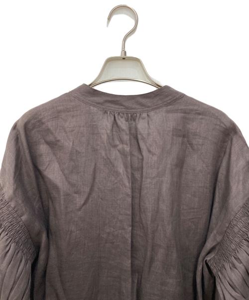 MIREPOIX（ミルポワ）MIREPOIX (ミルポワ) リネンワンピース ブラウン サイズ:SIZE 2の古着・服飾アイテム