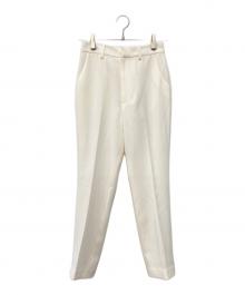 SOEJU（ソージュ）の古着「センタープレスパンツ」｜ホワイト