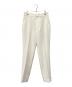 SOEJU（ソージュ）の古着「センタープレスパンツ」｜ホワイト