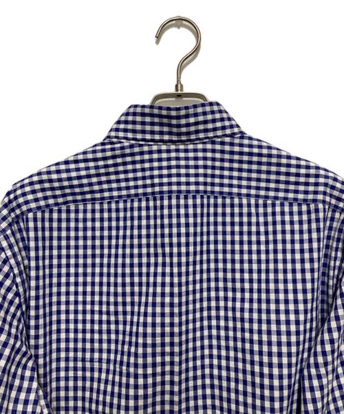 giannetto（ジャンネット）giannetto (ジャンネット) ブロックチェックシャツ ブルー サイズ:SIZE 16 1/2 42の古着・服飾アイテム