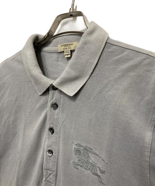 BURBERRY LONDON（バーバリーロンドン）BURBERRY LONDON (バーバリーロンドン) ポロシャツ グレー サイズ:Lの古着・服飾アイテム