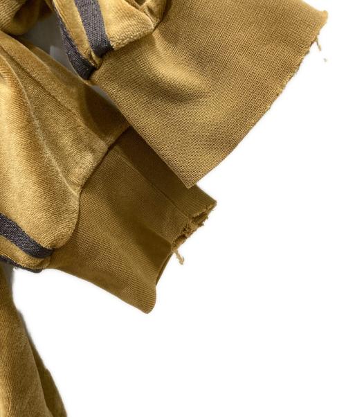 adidas（アディダス）adidas (アディダス) ベロアトラックジャケト ブラウン サイズ:Lの古着・服飾アイテム