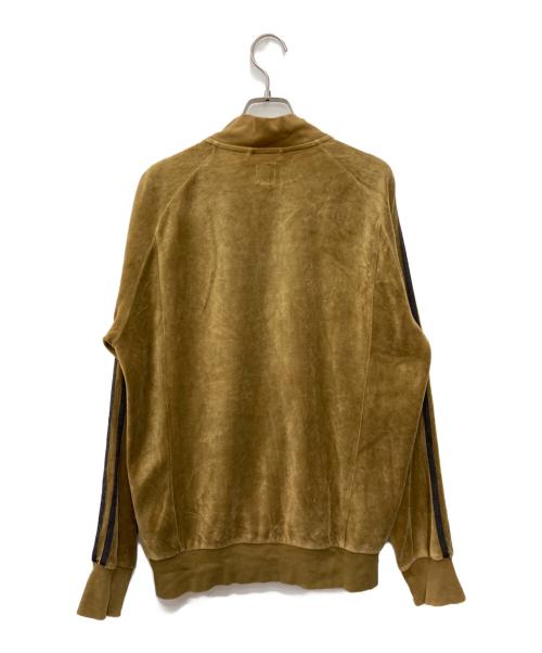 adidas（アディダス）adidas (アディダス) ベロアトラックジャケト ブラウン サイズ:Lの古着・服飾アイテム