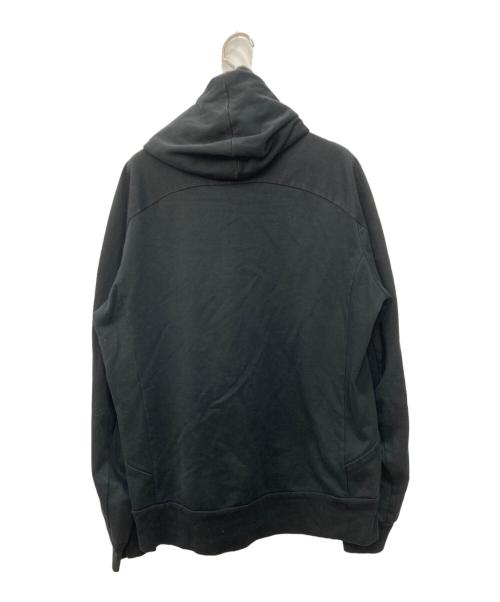 KAZUYUKI KUMAGAI ATTACHMENT（カズユキクマガイ アタッチメント）KAZUYUKI KUMAGAI ATTACHMENT (カズユキクマガイ アタッチメント) ハイゲージ裏毛 ZIP UPパーカー ブラック サイズ:3の古着・服飾アイテム