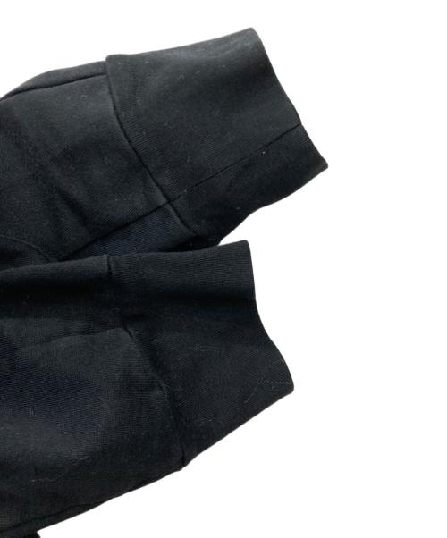 KAZUYUKI KUMAGAI ATTACHMENT（カズユキクマガイ アタッチメント）KAZUYUKI KUMAGAI ATTACHMENT (カズユキクマガイ アタッチメント) ハイゲージ裏毛 ZIP UPパーカー ブラック サイズ:3の古着・服飾アイテム