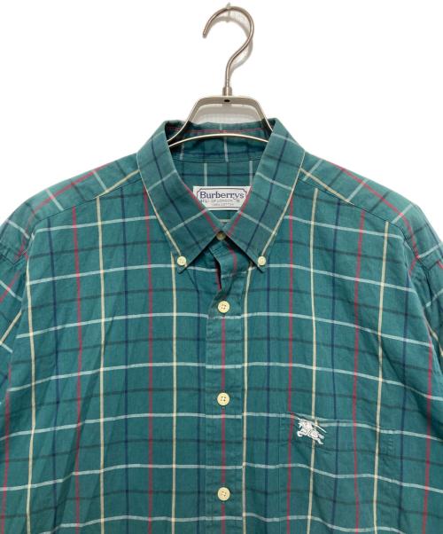 Burberry's（バーバリー）Burberry's (バーバリーズ) チェックシャツ グリーン サイズ:Lの古着・服飾アイテム