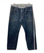 EVISUエヴィス）の古着「リバーシブルデニムパンツ」｜グレー