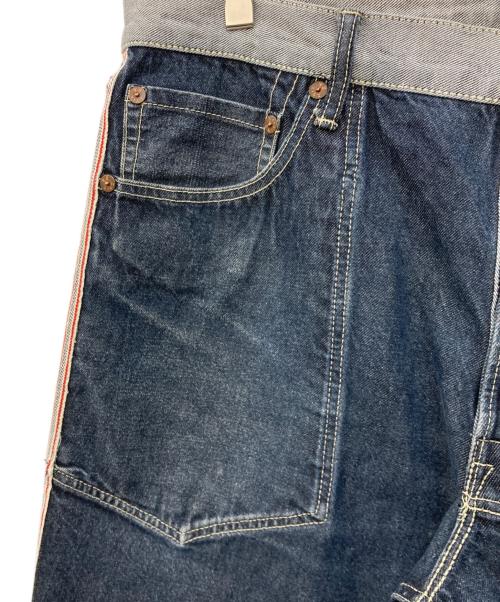 EVISU（エヴィス）EVISU (エヴィス) リバーシブルデニムパンツ グレー サイズ:SIZE W38の古着・服飾アイテム