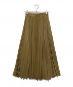 anuansアニュアンス）の古着「プリーツスカート」｜ブラウン