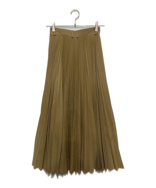 anuans（アニュアンス）anuans (アニュアンス) プリーツスカート ブラウン サイズ:Sの古着・服飾アイテム