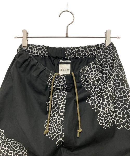 SOU・SOU（ソウソウ）SOU・SOU (ソウソウ) 雲間に菊 ブラック サイズ:SIZEＭの古着・服飾アイテム