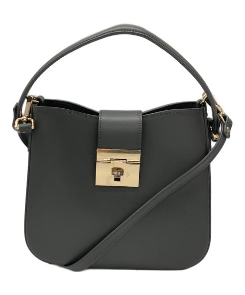 Gianni Notaro（ジャンニ ノターロ）GIANNI NOTARO (ジャンニ ノターロ) ハンドバッグ グレーの古着・服飾アイテム