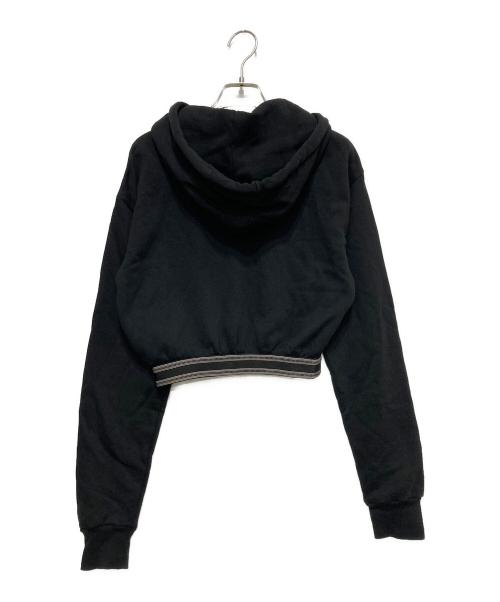 LOEWE（ロエベ）LOEWE (ロエベ) クロップドフーディ/CROPPED HOODIE ブラック サイズ:Sの古着・服飾アイテム