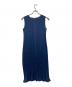 PLEATS PLEASE (プリーツプリーズ) プリーツノースリーブワンピース インディゴ サイズ:SIZE4：28000円
