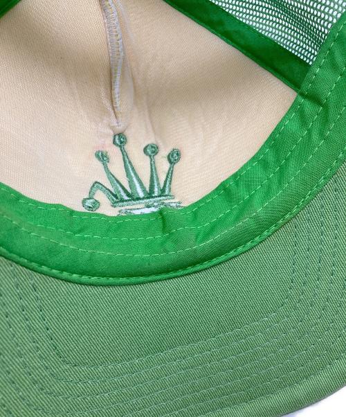 stussy（ステューシー）stussy (ステューシー) Crown Stock Trucker Cap 黄緑の古着・服飾アイテム