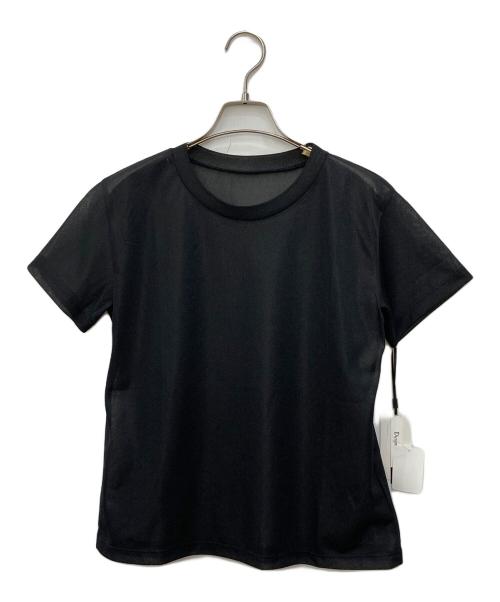 Diagram（ダイアグラム）Diagram (ダイアグラム) シアークルーカットTOP ブラック サイズ:S 未使用品の古着・服飾アイテム