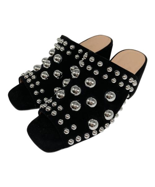 Diagram（ダイアグラム）Diagram (ダイアグラム) ビッグスタッズサンダル ブラック サイズ:23㎝の古着・服飾アイテム