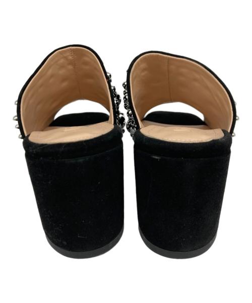 Diagram（ダイアグラム）Diagram (ダイアグラム) ビッグスタッズサンダル ブラック サイズ:23㎝の古着・服飾アイテム