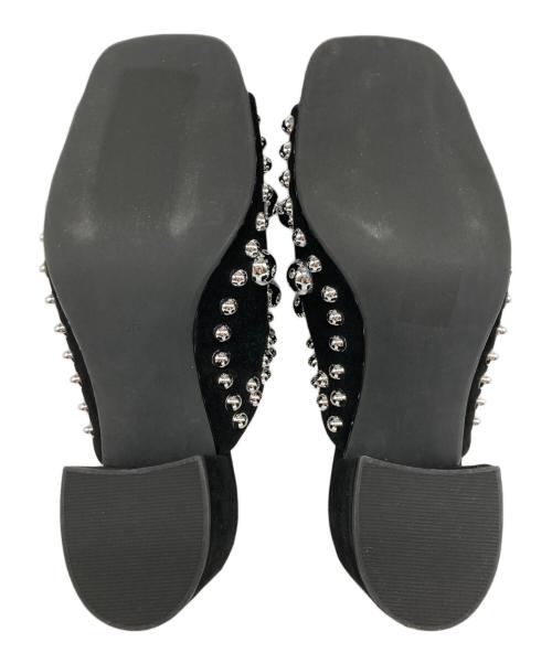 Diagram（ダイアグラム）Diagram (ダイアグラム) ビッグスタッズサンダル ブラック サイズ:23㎝の古着・服飾アイテム