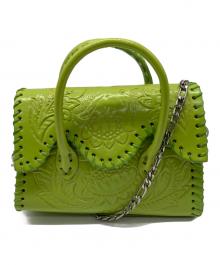 Carving Tribes（カービングトライブス）の古着「Mini Chain Bag」｜グリーン