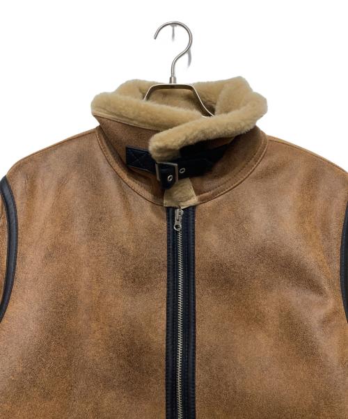 JANE（ジェーン）JANE (ジェーン) フェイクムートンコート ブラウン サイズ:不明の古着・服飾アイテム