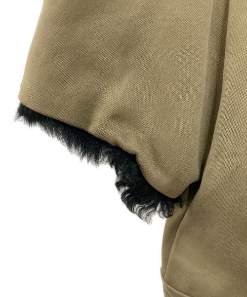 MARNI（マルニ）MARNI (マルニ) ラムファーフーデッドコート　 カーキ サイズ:40の古着・服飾アイテム