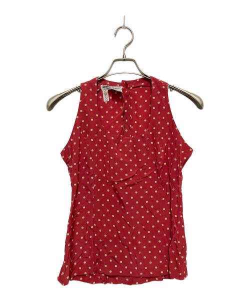 Salvatore Ferragamo（サルヴァトーレ フェラガモ）Salvatore Ferragamo (サルヴァトーレ フェラガモ) ノースリーブブラウス レッド サイズ:SIZE42の古着・服飾アイテム