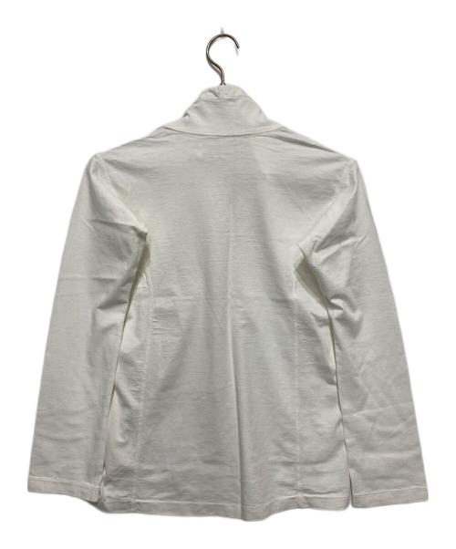 45rpm&（フォーティファイブアールピーエムアンド）45rpm& (フォーティファイブアールピーエムアンド) スキッパーL/Sポロシャツ ホワイト サイズ:SIZE3の古着・服飾アイテム