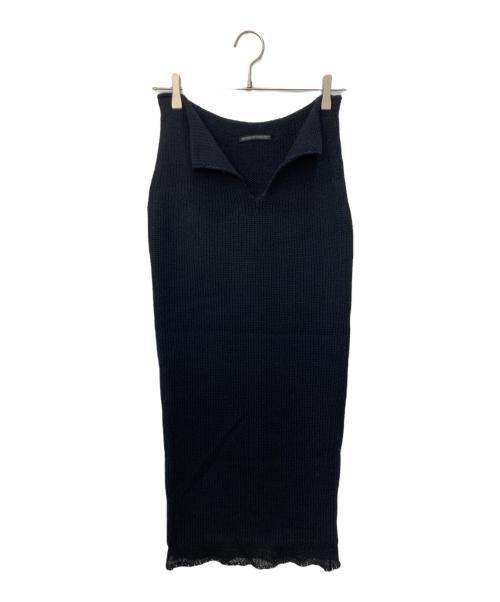 YOHJI YAMAMOTO（ヨウジヤマモト）YOHJI YAMAMOTO (ヨウジヤマモト) ニットスカート ブラック サイズ:Ｍの古着・服飾アイテム