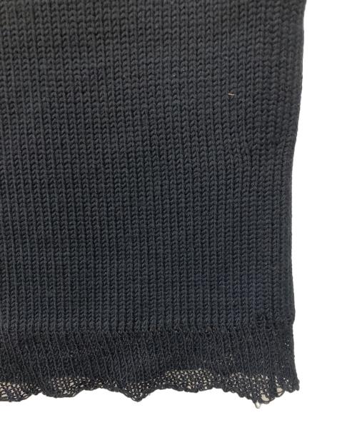 YOHJI YAMAMOTO（ヨウジヤマモト）YOHJI YAMAMOTO (ヨウジヤマモト) ニットスカート ブラック サイズ:Ｍの古着・服飾アイテム