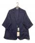 MaxMara（マックスマーラ）の古着「リネンストライプ1Bジャケット」｜ネイビー