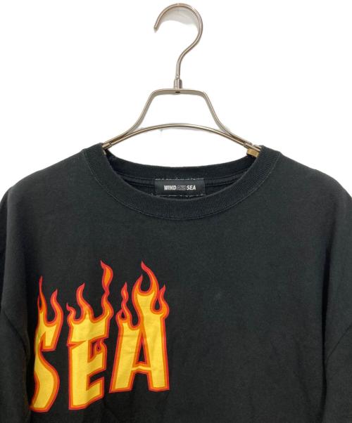 WIND AND SEA（ウィンダンシー）WIND AND SEA (ウィンダンシー) Tシャツ ブラック サイズ:XLの古着・服飾アイテム