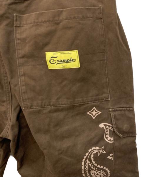 EXAMPLE（エグザンプル）EXAMPLE (エグザンプル) カーゴパンツ　 ブラウン サイズ:XLの古着・服飾アイテム