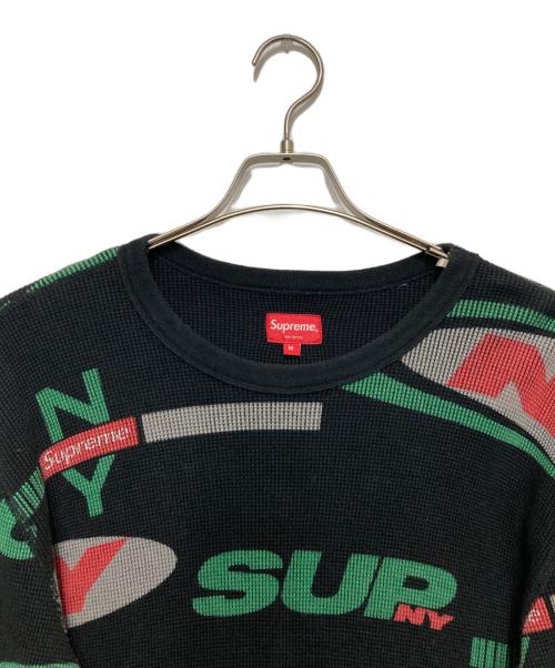 SUPREME（シュプリーム）SUPREME (シュプリーム) 18AW NY Waffle Thermal ブラック サイズ:Ⅿの古着・服飾アイテム