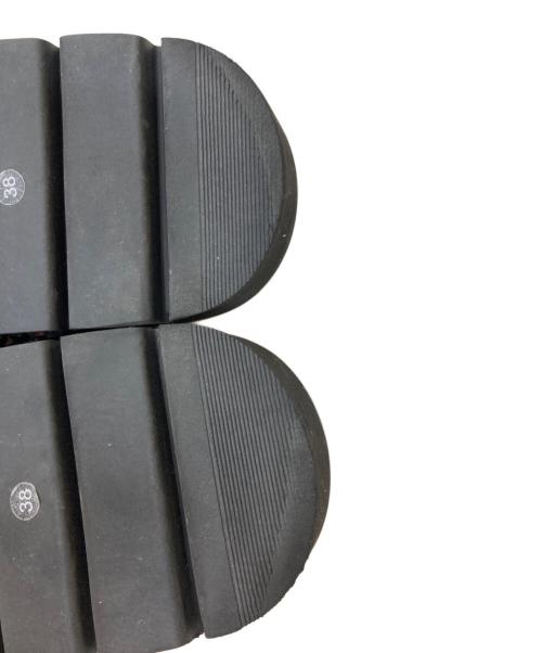 UNITED ARROWS TOKYO（ユナイテッドアローズトウキョウ）UNITED ARROWS TOKYO (ユナイテッドアローズトウキョウ) ツイードフラットサンダル ブラック サイズ:SIZE 24cmの古着・服飾アイテム