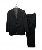 TOMORROW LAND PILGRIMトゥモローランド ピルグリム）の古着「ウールツイル段返り3Bシングルセットアップスーツ」｜ブラック