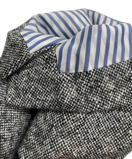 TOMORROW LAND tricot（トゥモローランド トリコ）TOMORROW LAND tricot (トゥモローランド トリコ) カシミアブレンド2Bツイードジャケット グレー サイズ:SIZE 46の古着・服飾アイテム