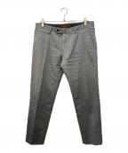 TOMORROW LANDトゥモローランド）の古着「コットンポリウレタン スリムスラックス」｜グレー