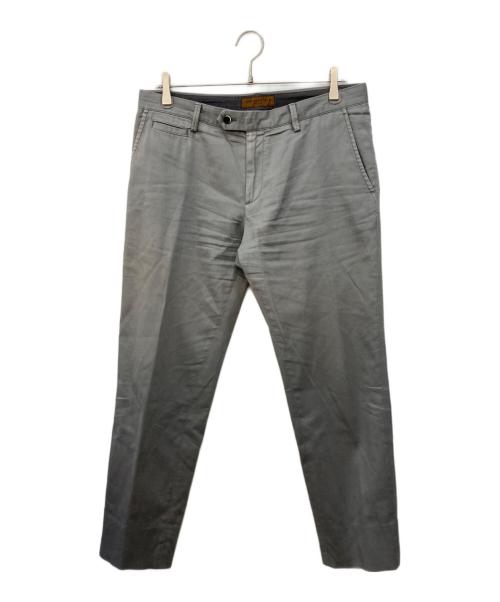 TOMORROW LAND（トゥモローランド）TOMORROW LAND (トゥモローランド) コットンポリウレタン スリムスラックス グレー サイズ:SIZE 48の古着・服飾アイテム