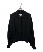 ENFOLDエンフォルド）の古着「コットンローブブルゾン」｜ブラック