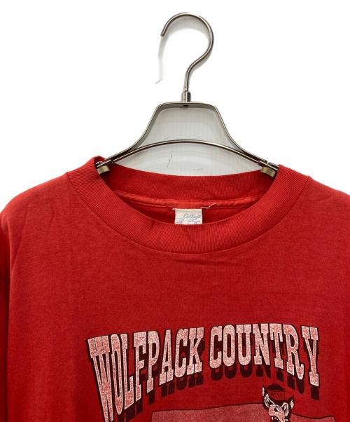 USED（ユーズド）USED (ユーズド) ヴィンテージTシャツ レッド サイズ:Lの古着・服飾アイテム