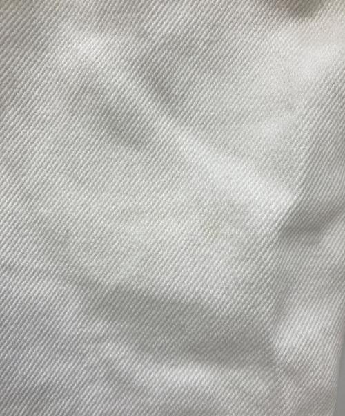 Snidel（スナイデル）Snidel (スナイデル) タックワイドデニムパンツ ホワイト サイズ:SIZE 1の古着・服飾アイテム