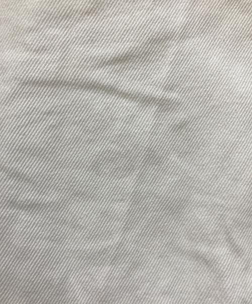Snidel（スナイデル）Snidel (スナイデル) タックワイドデニムパンツ ホワイト サイズ:SIZE 1の古着・服飾アイテム